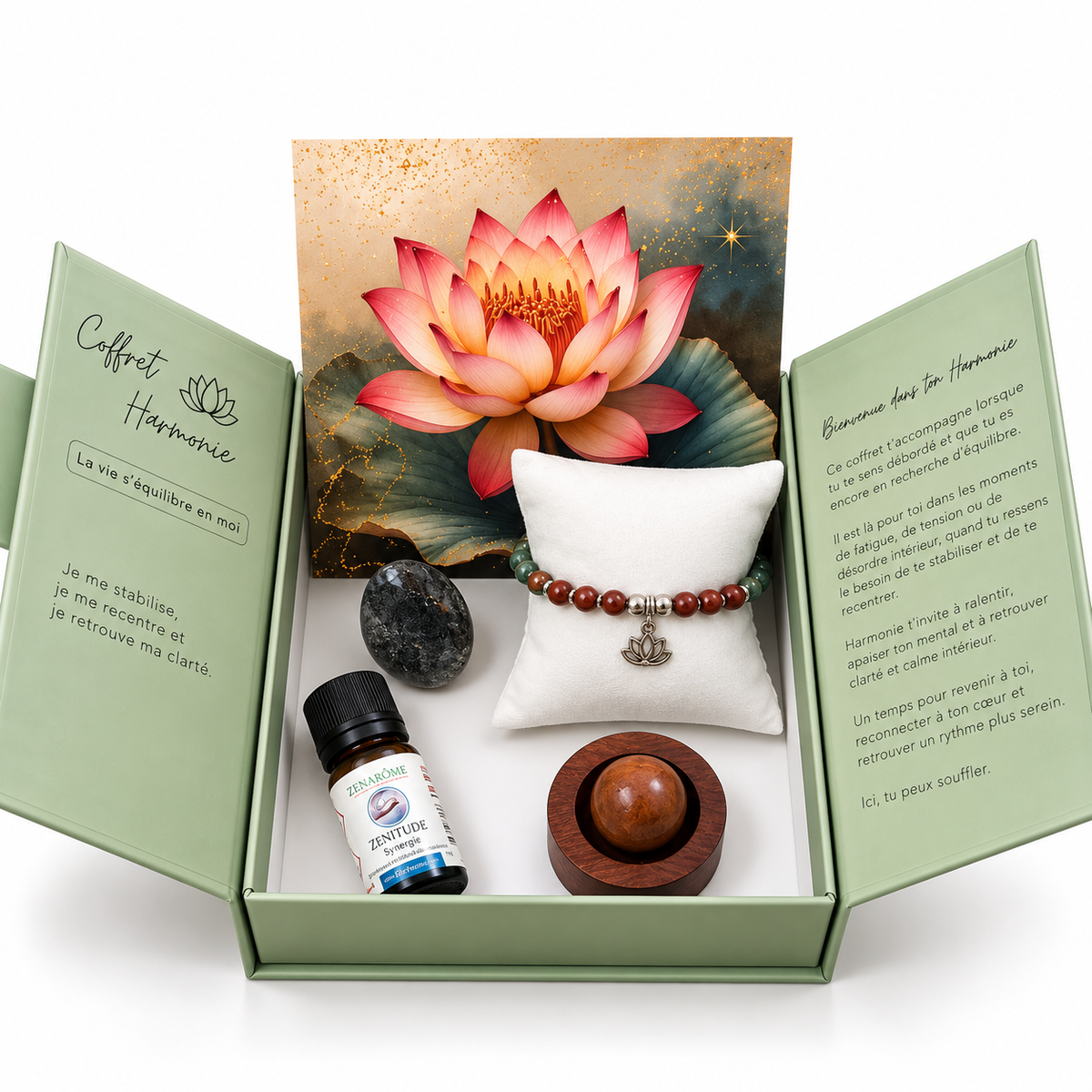 Coffret Harmonie « La vie s'équilibre en moi »